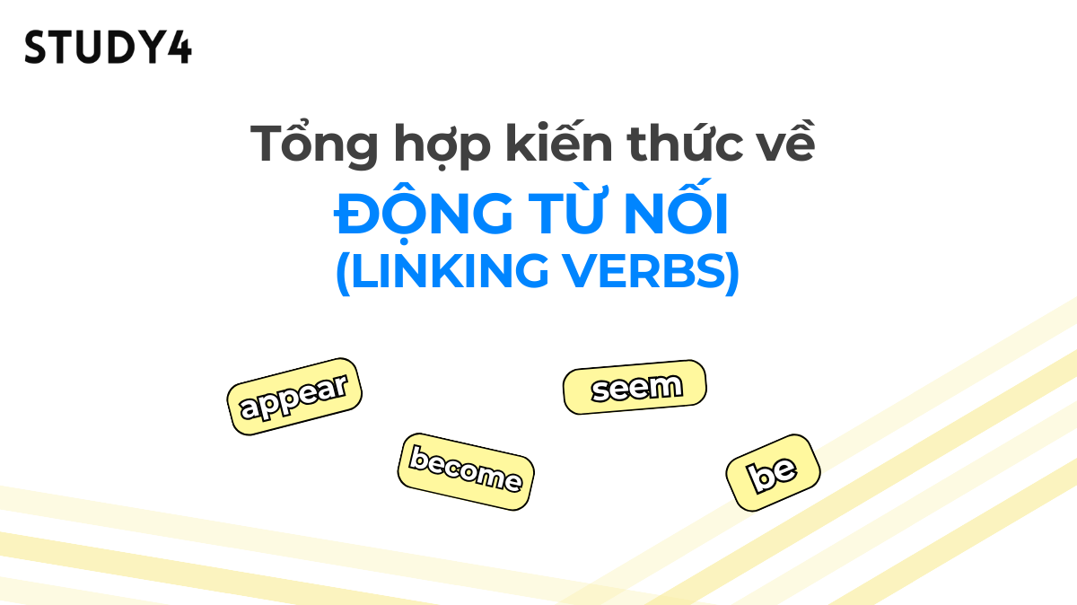 động từ nối linking verb là gì cách dùng động từ nối linking verb cách dùng