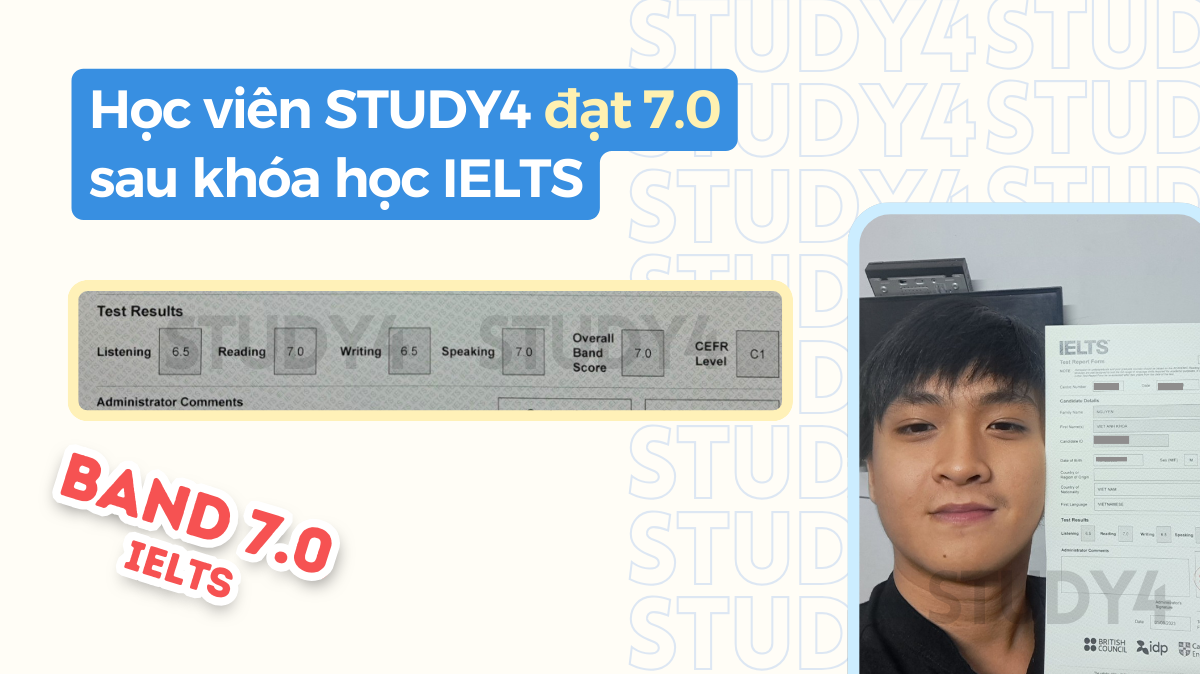 review khóa ielts intensive study4