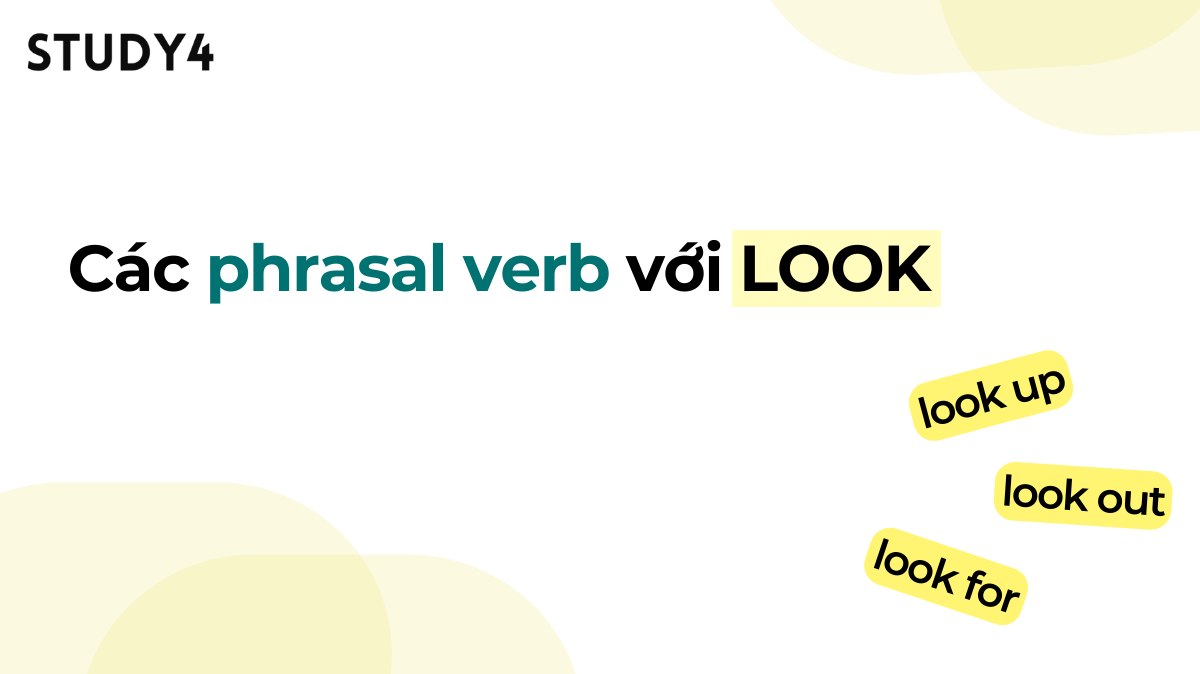 look đi với giới từ nào