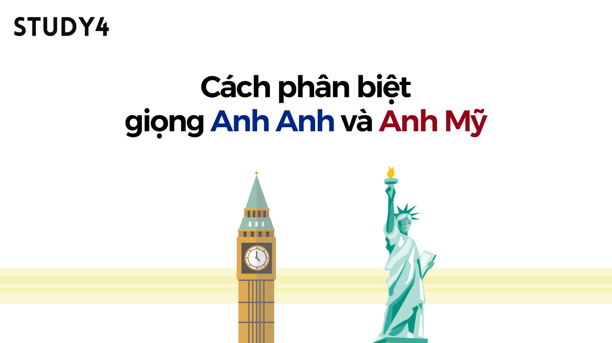 Cách phân biệt giọng Anh Anh và Anh Mỹ