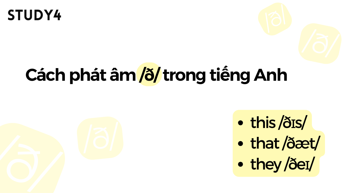 Cách phát âm /ð/ trong tiếng Anh